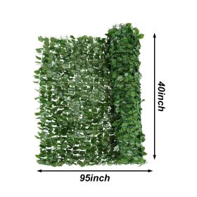 Faux Ivy Leaf Decorative Privacy Fence (Option: S)
